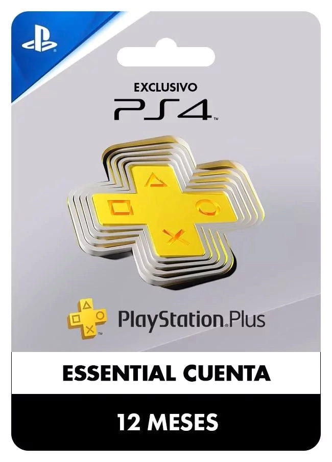 PS Plus Essential 12 Meses PS4