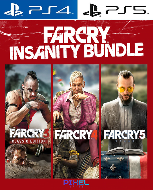 Far Cry Insanity Bundle (3+4+5 Pack) PS4 | PS5