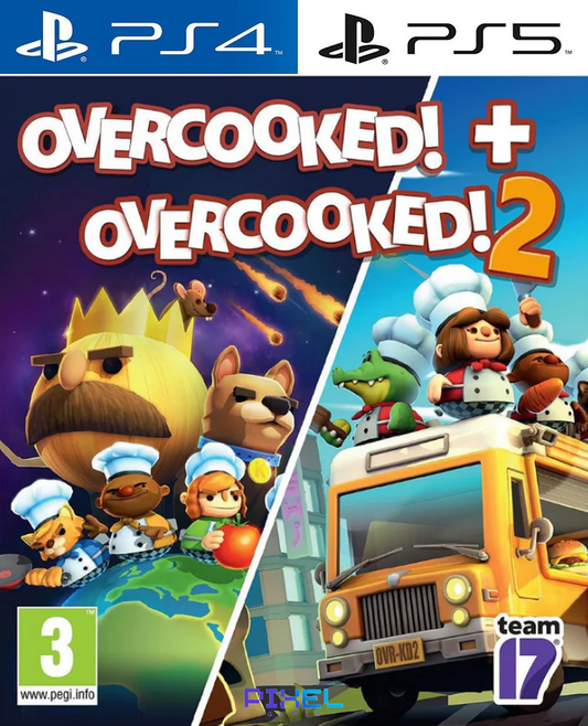 Overcooked 1 y 2 Pack PS4 | PS5